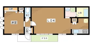 アクアF【1階】の間取り