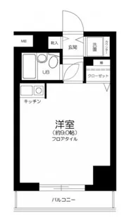 メイツ品川南【1階】の間取り