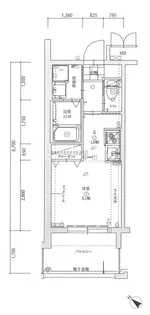 ラファセアリービオ博多【7階】の間取り