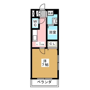 レジデンシャルビュー吉祥寺【1階】の間取り