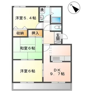 柿の里【2階】の間取り