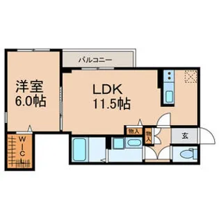 仮称)中央区宮崎町計画【2階】の間取り