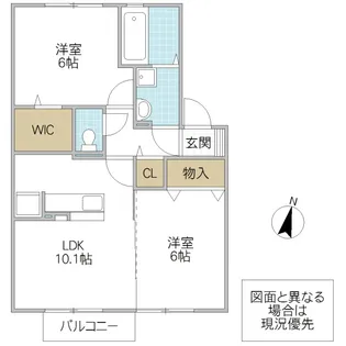 グランマーレ I【2階】の間取り