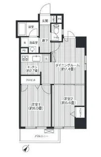 ロイヤル笹塚【4階】の間取り