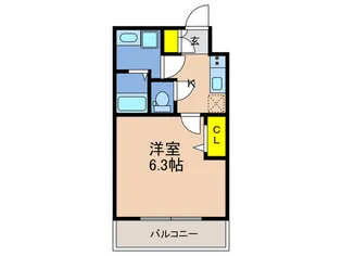 クオーレ神戸山手【6階】の間取り