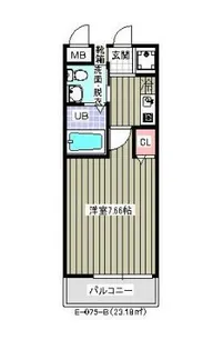 千葉県市川市末広2【アパート】の間取り