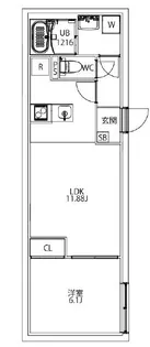 MAXIV CITY文京小石川【1階】の間取り