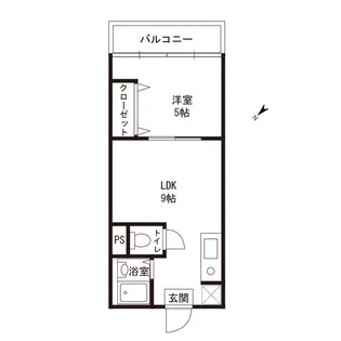 日建ハイツ【1階】の間取り