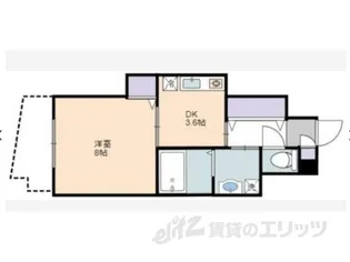 エバーグリーン植政【2階】の間取り