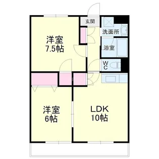 トップアイルII【1階】の間取り