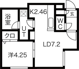 Maurice(モーリス)【4階】の間取り