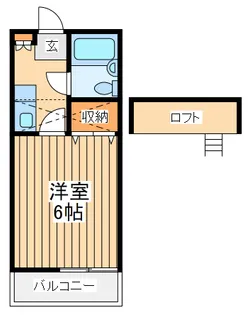 ディヴァインビューティ新川崎【2階】の間取り