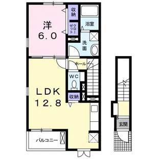 クライスA【2階】の間取り