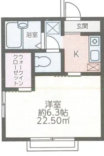 ストゥディオ ベルデ【2階】の間取り