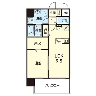 mon reve光の森【7階】の間取り