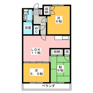 アラリベラ【3階】の間取り