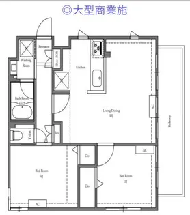 プロスペクト川崎【2階】の間取り