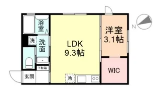 chatonIII【1階】の間取り