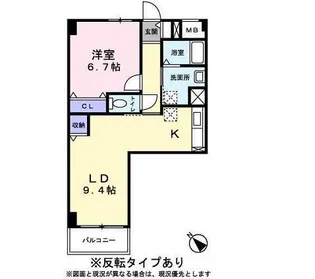 PMA塚本壱番館【6階】の間取り