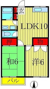 Nステージ逆井【2階】の間取り