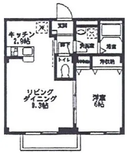 ルミナス クレ【3階】の間取り