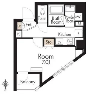 HY’s flat 糀谷【5階】の間取り