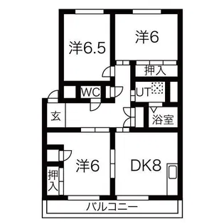 柔美和マンションはまぼう【3階】の間取り