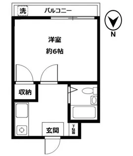 マンション増田【3階】の間取り