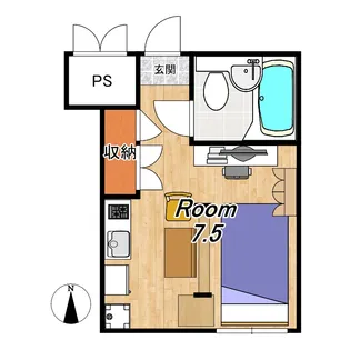 グランドラティス鞘町【6階】の間取り