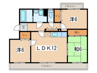 エスパレス湘南【2階】の間取り
