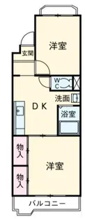 第二佐藤ハイツ【2階】の間取り