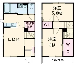 ファミールコート Dの間取り