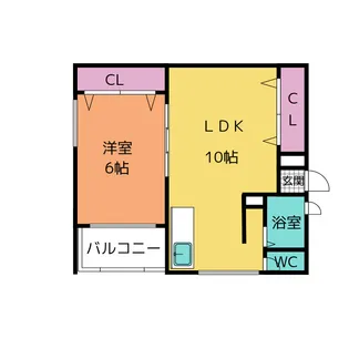 松風園ハウス A棟【7階】の間取り