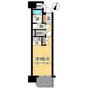 朝日プラザ堤町アーバンステージ【3階】の間取り