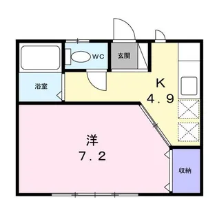 ランドハイツ【1階】の間取り