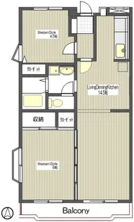 イトーピラ向ヶ丘壱番館【3階】の間取り