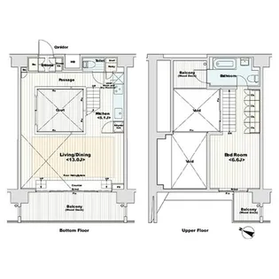 イプセ学芸大学【9階】の間取り