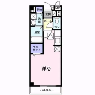 ベル アルモニー1番館【1階】の間取り
