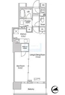 エミリブ石神井公園【8階】の間取り