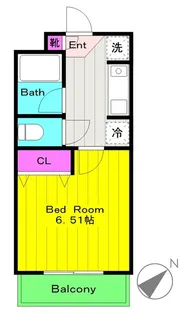 ボンファゼール多摩川【2階】の間取り