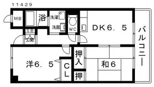 エントピアナカモト【3階】の間取り