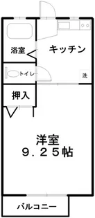 サニーハイツみわ9【1階】の間取り