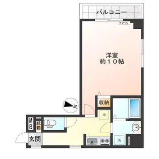 ガラ・グランディ西新宿【12階】の間取り