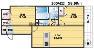 ヘーベルスパークII【1階】の間取り