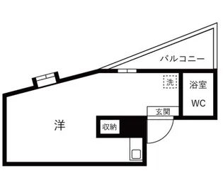 オーキッド此花【4階】の間取り