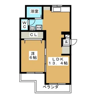 トレフールu【3階】の間取り