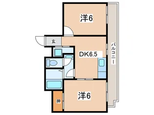 第2八幡屋ビル【5階】の間取り