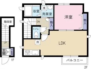 グランデパール【2階】の間取り