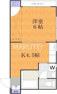 ハイム瀬田【2階】の間取り