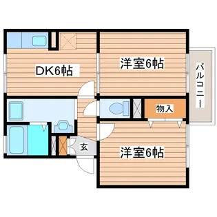 メゾン・ラポール【1階】の間取り